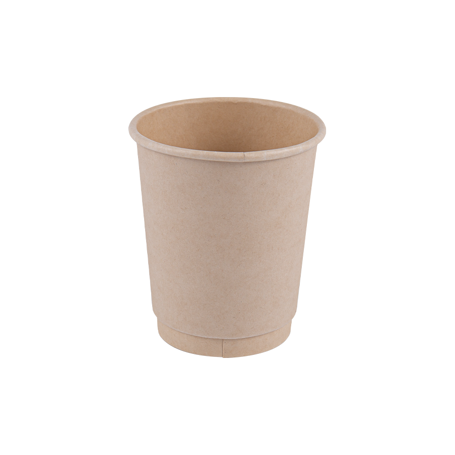 Copo de papel de fibra de polpa de bambu de 12 onças (420 ml) com revestimento PLA