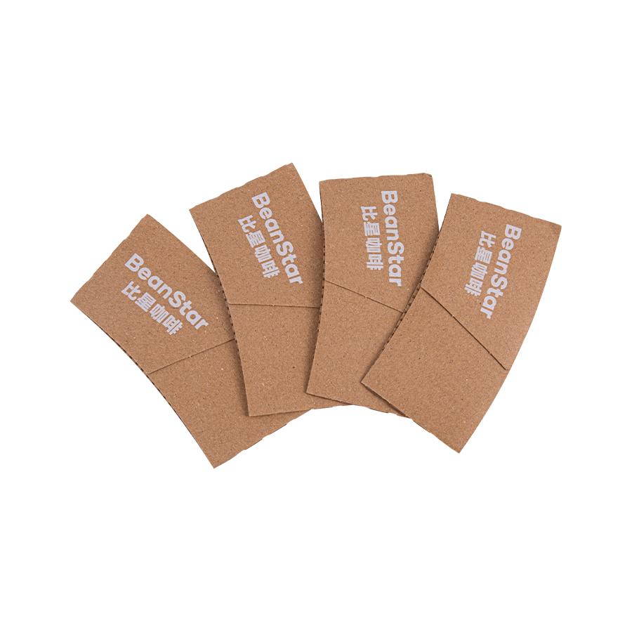 Capa para copo de camada dupla Kraft amarela