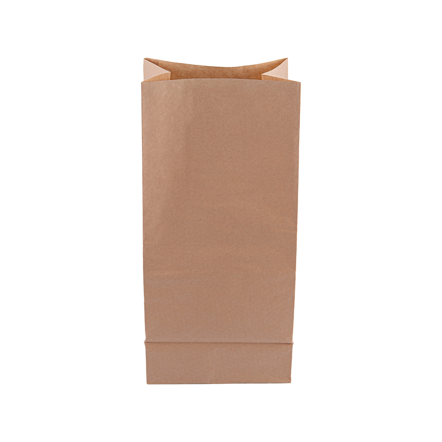 Sacos de papel Kraft com fundo quadrado de tamanho personalizável